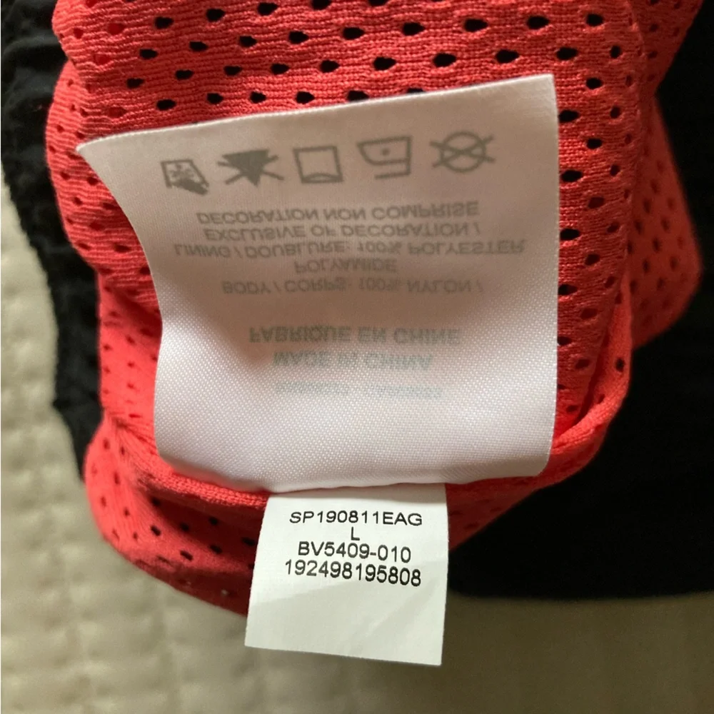 Nike Air Jordan Legacy Infrared Nylon Athletic Shorts Mens Large 8” Pockets - Picture 8 of 10